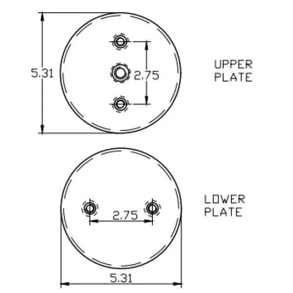 Convoluted Air Spring Replaces W01-358-7598, 1B8-580