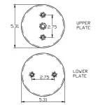Convoluted Air Spring Replaces W01-358-7598, 1B8-580