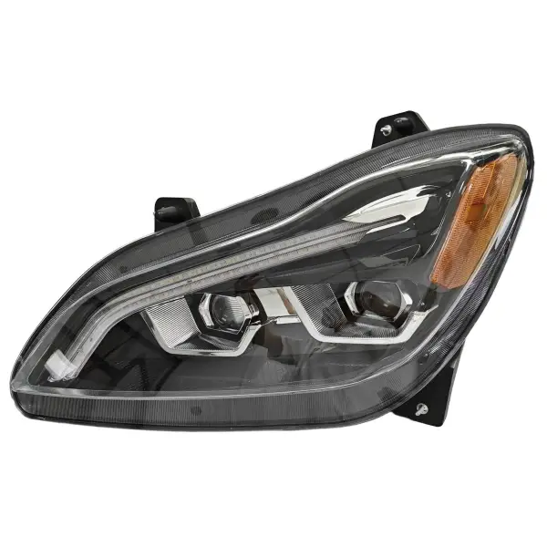 Driver Side Black Projector Headlight for Kenworth T680 2021+