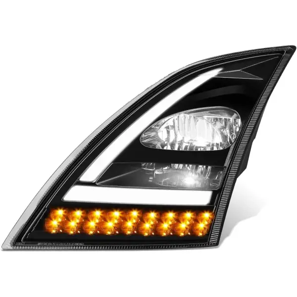 Driver Side Black LED Headlight for Volvo VNL 2018+