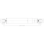 Heavy Duty Shock Absorber for Trailers and Mack Replaces 83125