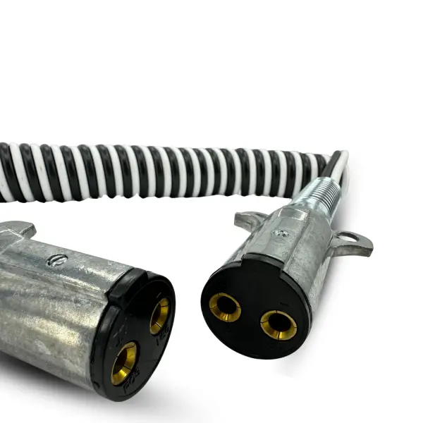 15 ft Dual Pole Coiled Electric Charging Liftgate Cable