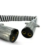 15 ft Dual Pole Coiled Electric Charging Liftgate Cable