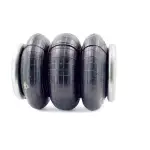 Triple Convoluted Air Spring 1/2" NPT Single Port Universal