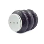 Triple Convoluted Air Spring 1/2" NPT Single Port Universal