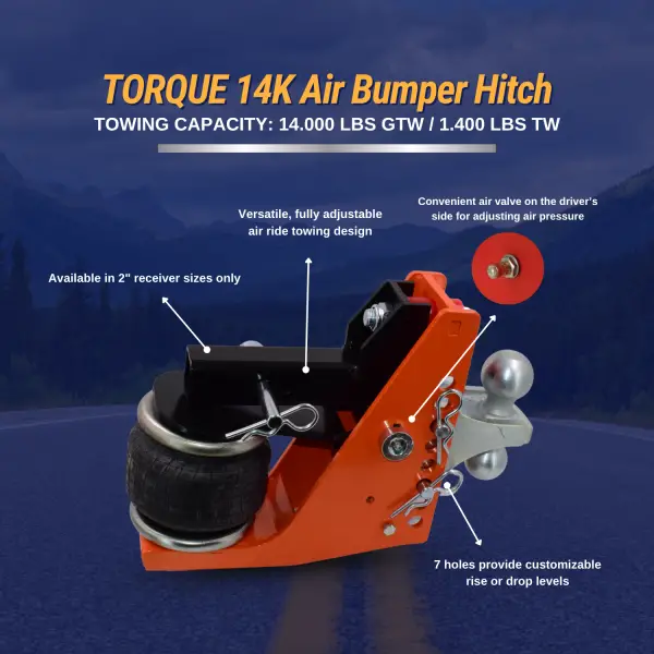 Hitch with Combo Ball Mount
