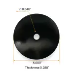 Steel Air Spring Disc, OD: 5.5" ID: 0.625" Replaces M14719