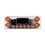 Stainless Steel Rear Center Panel with Light