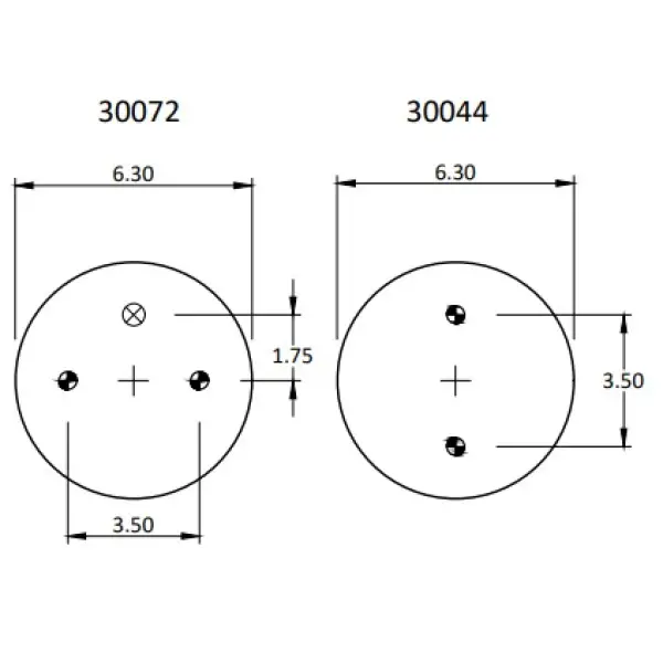 Convoluted Air Spring Replaces W-01-358-6926, 2B9288