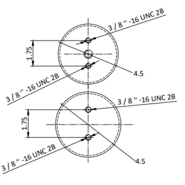 Convoluted Airspring, Firestone W01-358-7451