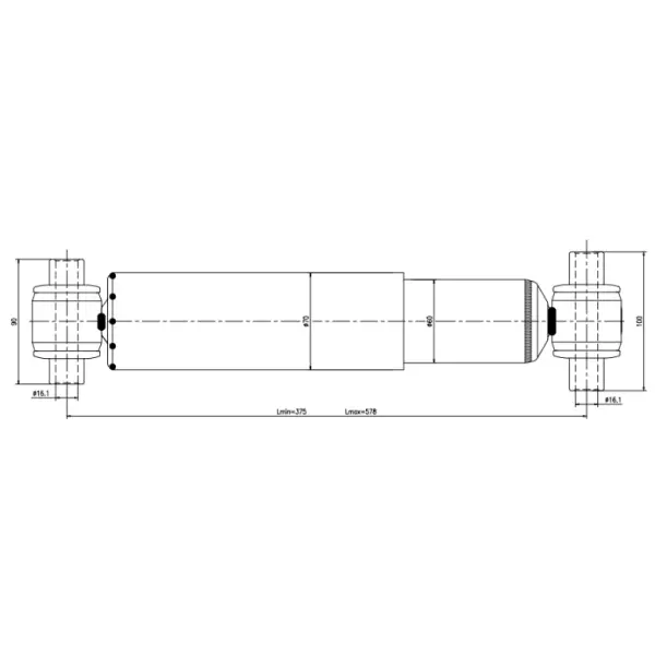 Heavy Duty Shock Absorber International/ Navistar Replaces 85