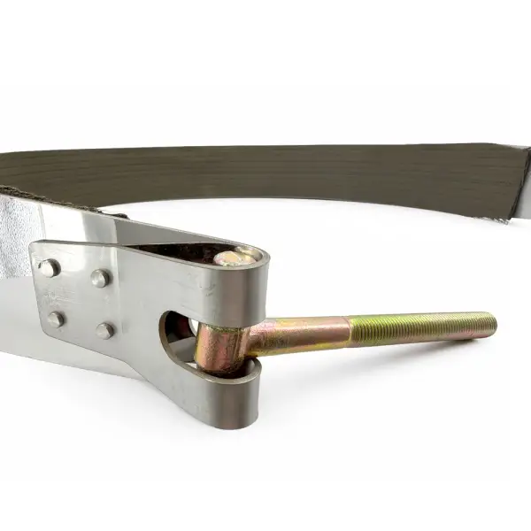 Stainless Steel Fuel Tank Strap with Webbing for Peterbilt Trucks