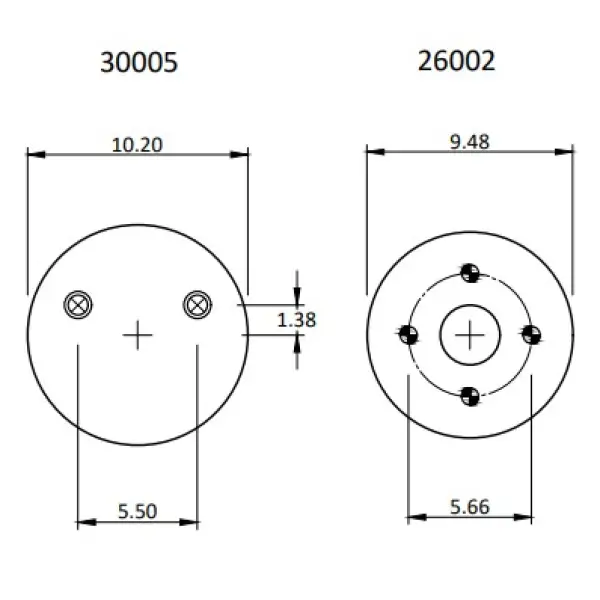 Trailer Air Spring Replaces S-21623, S-22045, W01-358-8755