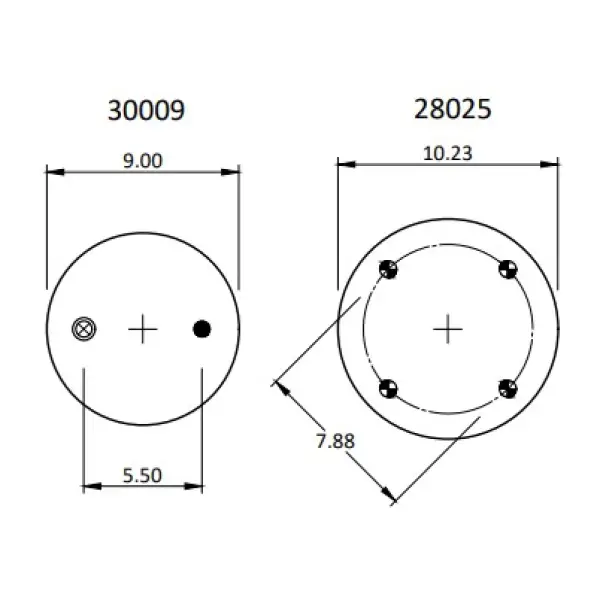 Air Spring Replaces ASC2500, W01-358-8888, 910-175P904, 66700