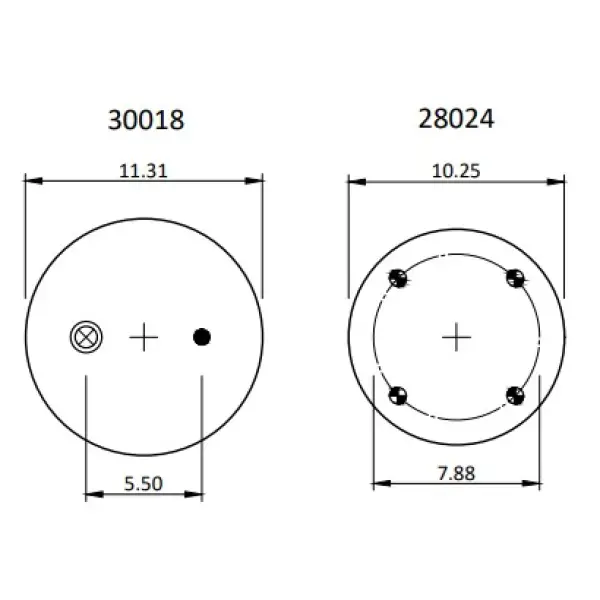Trailer Air Spring Replaces 905-57-019, S-13160, 1R13-039, 9121