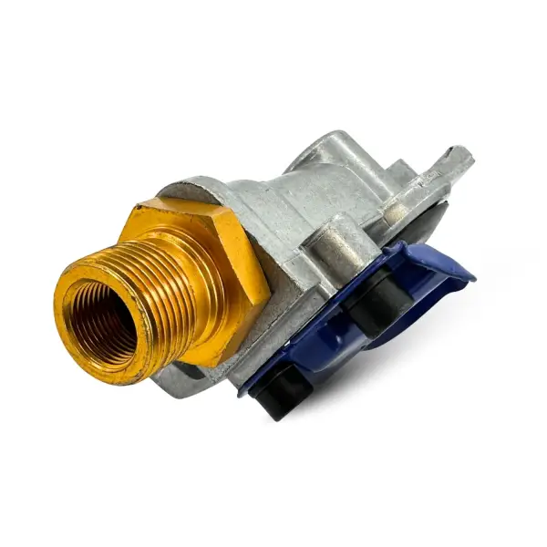 Blue Service Gladhand with Shut-off Valve Replaces 441072