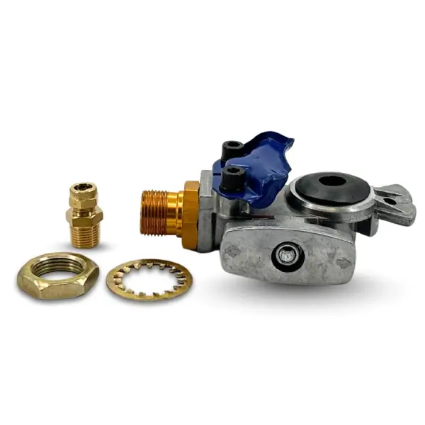 Blue Service Gladhand with Shut-off Valve Replaces 441072