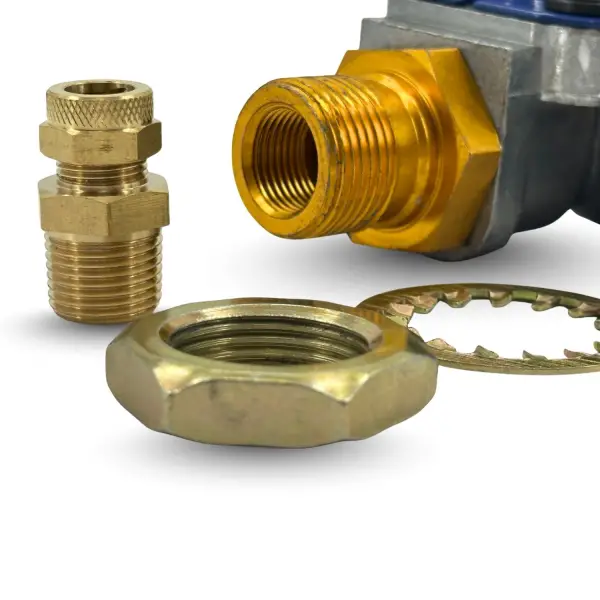 Blue Service Gladhand with Shut-off Valve Replaces 441072