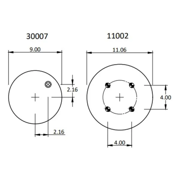Trailer Air Spring Replaces S-20124, 1R12-375, W01-358-9265