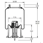 Trailer Air Spring Replaces 1R12-503, W01-358-9370, 9 10-21 P 448