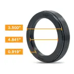 Wheel Seal Replaces A1205B2264