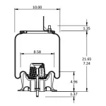 Air Spring for Mack Replaces 25158024, 364SQ27, 1R12-404, 62624