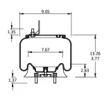 Air Spring for Kenworth Replaces K-303-16, 1R11-242, W01-358-9616