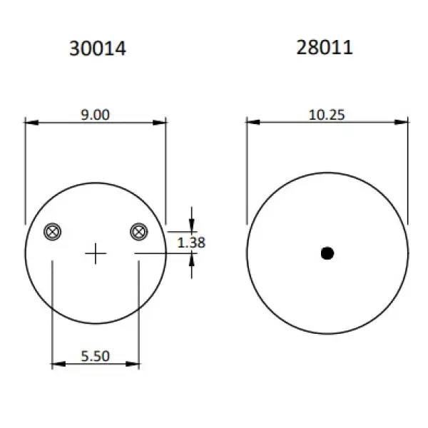 Trailer Air Spring Replaces S-23721, W01-358-9644, 64693