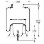 Air Spring for Freightliner Trucks Replaces 8536, 16-17575-000