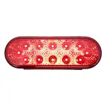 TR56116 6\" Three Functions LED Red Oval Tail Light