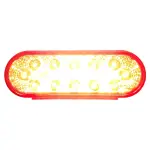 TR56116 6\" Three Functions LED Red Oval Tail Light