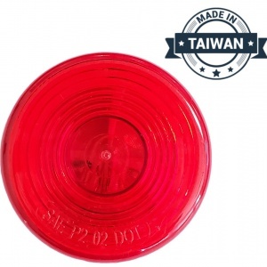 TR56148 Incandescent, Red Round, 1 Bulb, Marker Clearance Light (Made in Taiwan)