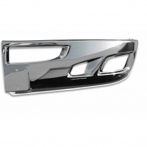 Left Side Chrome Bumper with Holes for 2008-2017 Kenworth T660